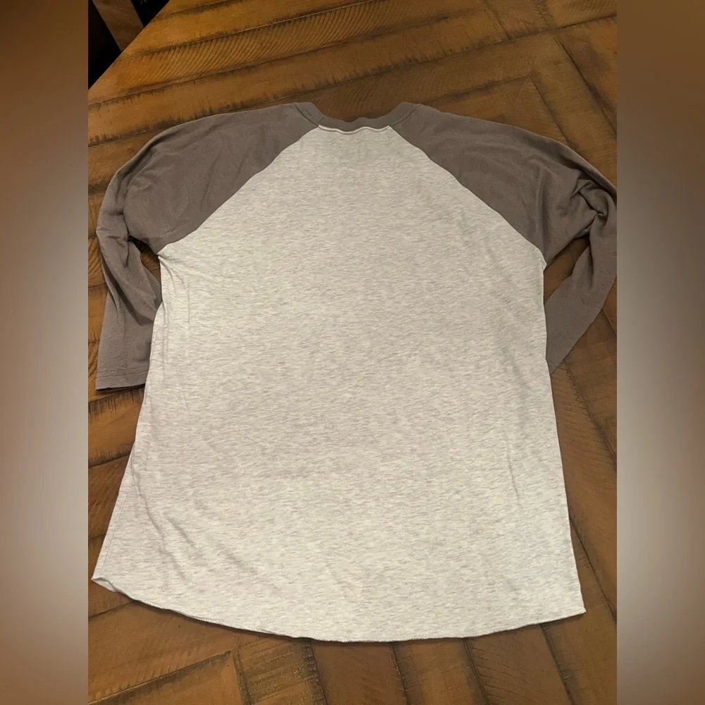 Disney Gray and White Raglan Tee - Picture 7 of 7